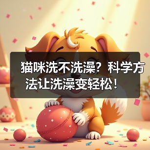 猫咪洗不洗澡？科学方法让洗澡变轻松！（图3）