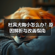 杜宾犬胸小怎么办？原因解析与改善指南（图4）