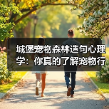 城堡宠物森林造句心理学：你真的了解宠物行为吗？（图4）