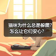 猫咪为什么总是躲藏？怎么让它们安心？（图3）