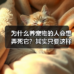 为什么养宠物的人会想弄死它？其实只要这样做就能解决（图2）