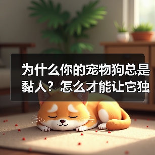 为什么你的宠物狗总是黏人？怎么才能让它独立？（图1）