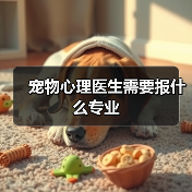宠物心理医生需要报什么专业（图1）