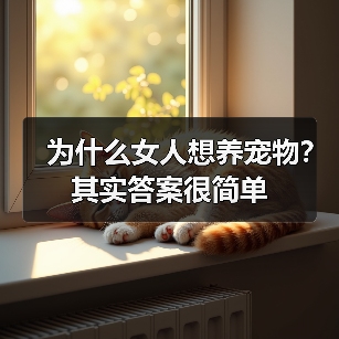 为什么女人想养宠物？其实答案很简单（图3）