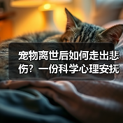 宠物离世后如何走出悲伤？一份科学心理安抚指南（图2）