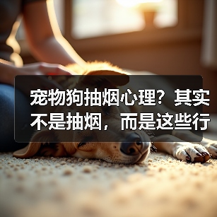 宠物狗抽烟心理？其实不是抽烟，而是这些行为在“模仿”！（图2）