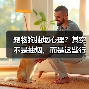 宠物狗抽烟心理？其实不是抽烟，而是这些行为在“模仿”！（图4）