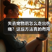 失去宠物后怎么走出伤痛？这些方法真的有用