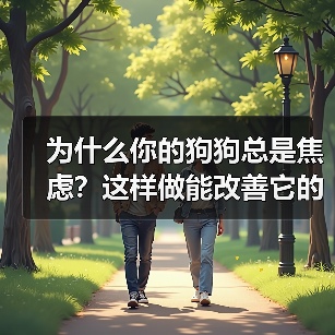 为什么你的狗狗总是焦虑？这样做能改善它的心理健康（图1）