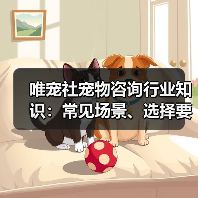 唯宠社宠物咨询行业知识：常见场景、选择要点与注意事项（图1）
