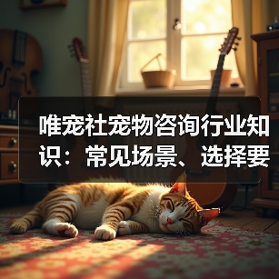 唯宠社宠物咨询行业知识：常见场景、选择要点与注意事项（图3）