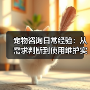 宠物咨询日常经验：从需求判断到使用维护实用指南（图4）