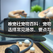 唯宠社宠物百科：宠物选择常见场景、要点与注意事项指南（图1）