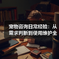 宠物咨询日常经验：从需求判断到使用维护全攻略（图1）