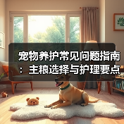 宠物养护常见问题指南：主粮选择与护理要点（图4）