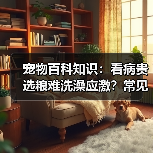 宠物百科知识：看病贵选粮难洗澡应激？常见场景选择要点与注意事项