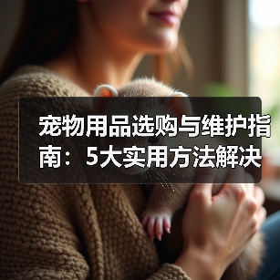 宠物用品选购与维护指南：5大实用方法解决常见难题（图3）