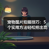 宠物图片拍摄技巧：5个实用方法轻松拍出高颜值照片（图1）