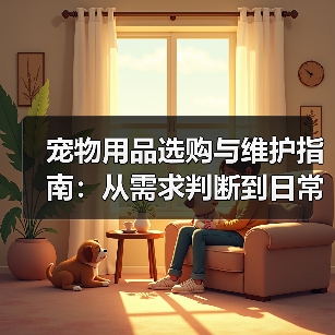 宠物用品选购与维护指南：从需求判断到日常保养（图1）