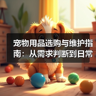 宠物用品选购与维护指南：从需求判断到日常保养