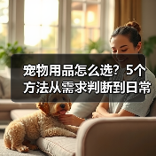 宠物用品怎么选？5个方法从需求判断到日常维护（图1）