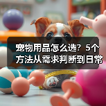 宠物用品怎么选？5个方法从需求判断到日常维护（图3）