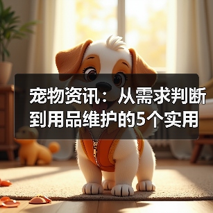 宠物资讯：从需求判断到用品维护的5个实用方法（图2）