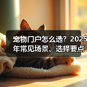 宠物门户怎么选？2025年常见场景、选择要点与注意事项（图4）