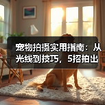 宠物拍摄实用指南：从光线到技巧，5招拍出萌宠大片（图1）