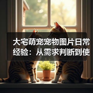 大宅萌宠宠物图片日常经验：从需求判断到使用维护宝典（图2）