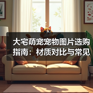 大宅萌宠宠物图片选购指南：材质对比与常见问题解析（图3）