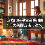 宠物门户平台选择指南：5大关键方法与避坑注意事项（图3）
