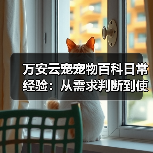 万安云宠宠物百科日常经验：从需求判断到使用维护5大方法（图3）