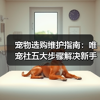 宠物选购维护指南：唯宠社五大步骤解决新手难题2026（图1）