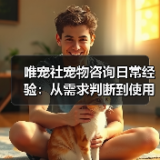 唯宠社宠物咨询日常经验：从需求判断到使用维护全攻略（图1）