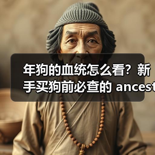 年狗的血统怎么看？新手买狗前必查的 ancestry 判断方法
