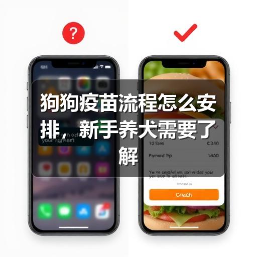 狗狗疫苗流程怎么安排,新手养犬需要了解的接种步骤