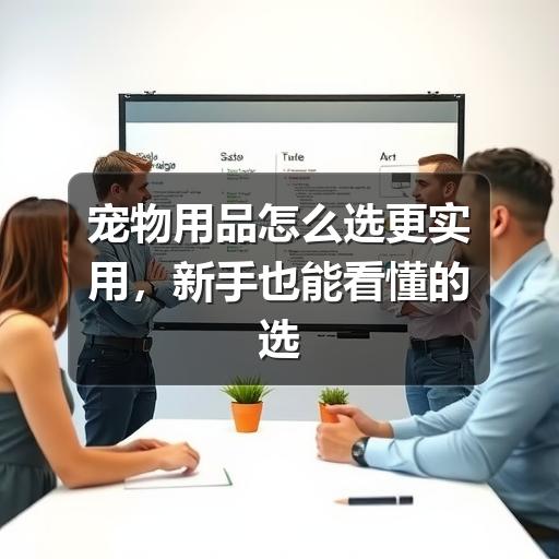 宠物用品怎么选更实用,新手也能看懂的选购思路