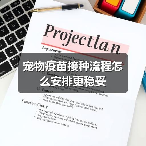 宠物疫苗接种流程怎么安排更稳妥